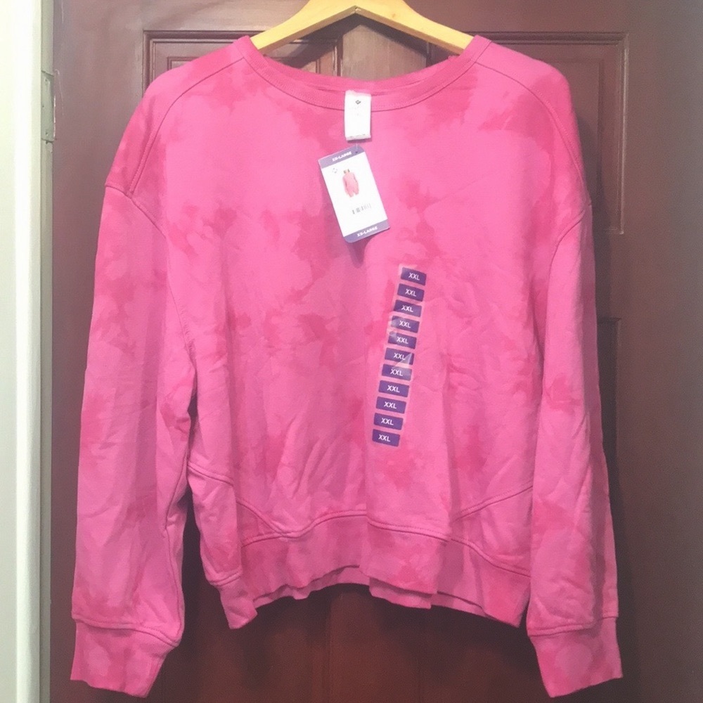 NWT  tie dye Members mark soft sweatshirt